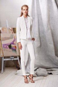 White Bussiness Pant and Jacket