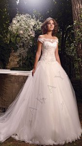 CLOSED NECKLINE - EMBROIDERED - PUFFY - PRINCESS - HIJAB