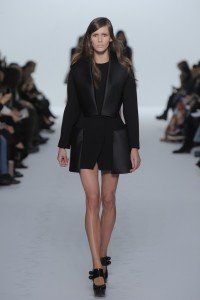 Dice Kayek Spring Summer 2015 Couture Black Mini Jacket