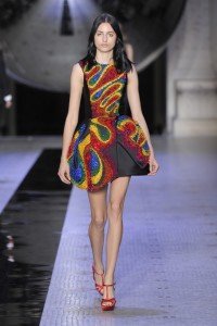 Dice Kayek colored dress with stones