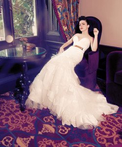 Sagaza Madrid White Prom Dress