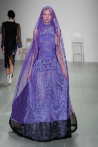 Blue wedding-long dress